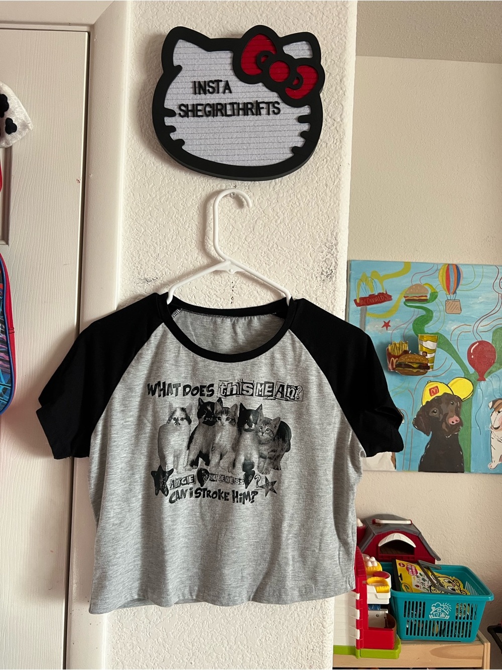 kitten crop top
